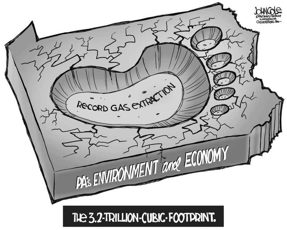 LOCAL PA -- Gas production surges BW