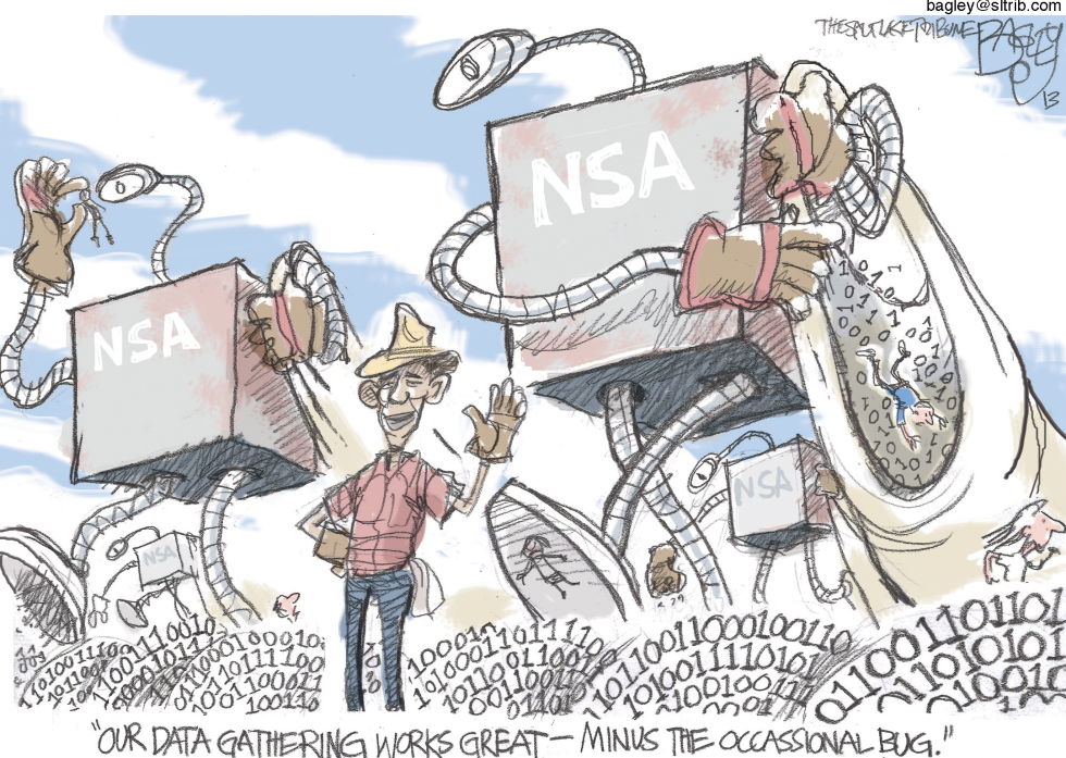  NSA DATA GATHERING by Pat Bagley