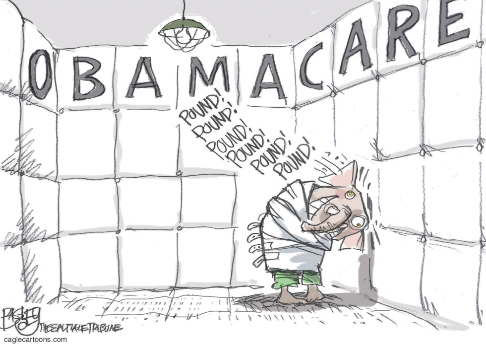 Pounding Obamacare COLOR