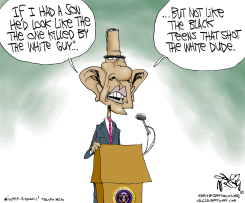 OBAMA'S BLACK-CRIME SILENCE   by Gary McCoy
