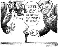 SELF-REGULATION by Adam Zyglis