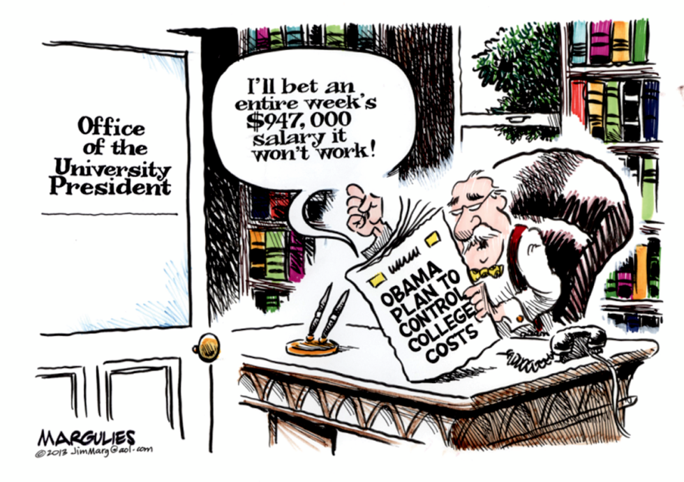 Obama plan to control college costs color