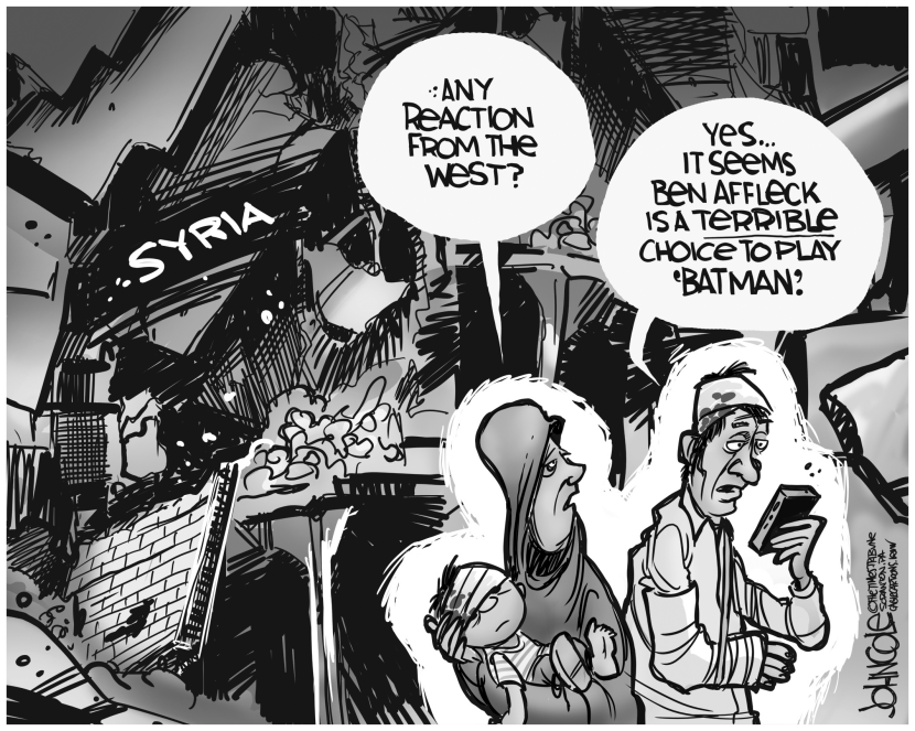 Syria and Affleck BW