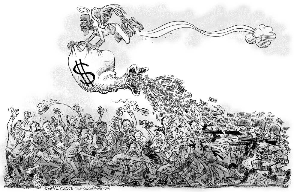 Obama and Aid to Egypt GRAYSCALE