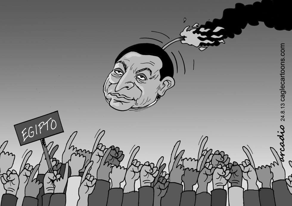 Mubarak libre una bomba en Egipto