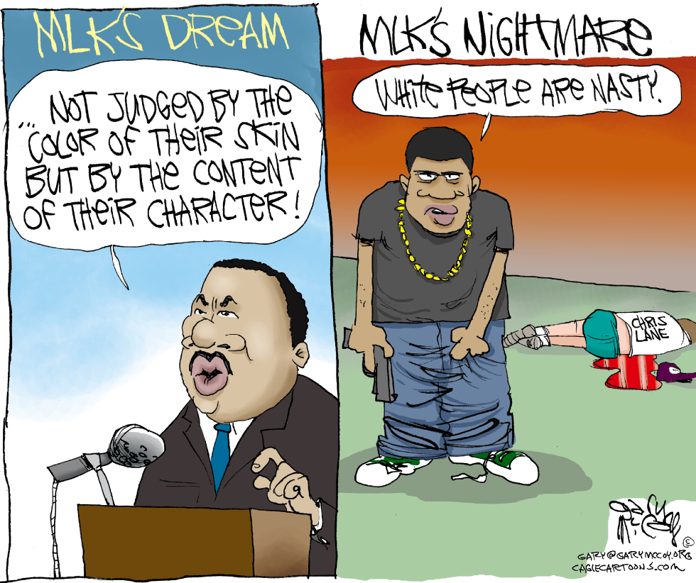 MLK's Shattered Dream COLOR
