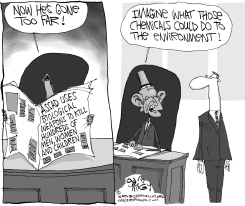 OBAMA REACTS TO SYRIA by Gary McCoy