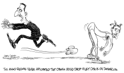 BASHAR ASSAD AND MILEY CYRUS by Daryl Cagle