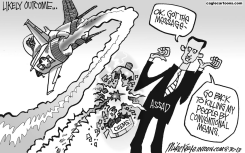 ASSAD CHEMICAL WEAPONS  by Mike Keefe