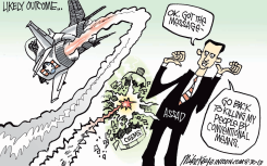 ASSAD CHEMICAL WEAPONS  by Mike Keefe
