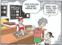 LABOR DAY by Bob Englehart