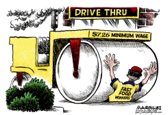 FAST FOOD MINIMUM WAGE by Jimmy Margulies