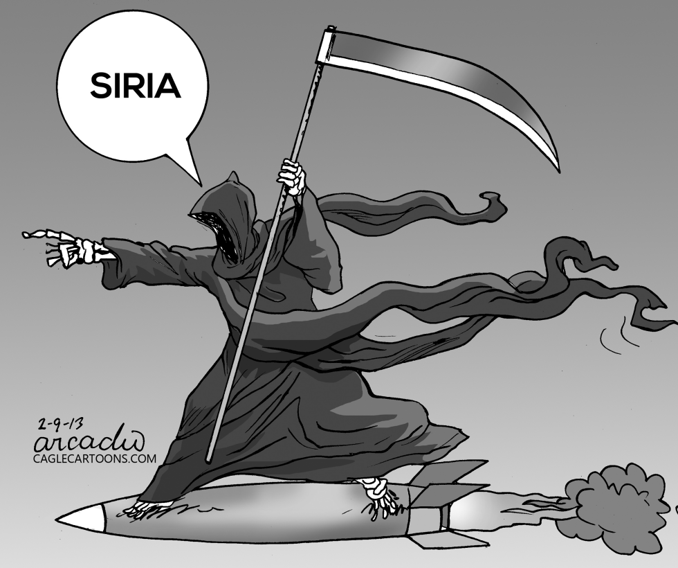 Muerte y destrucción a Siria BN