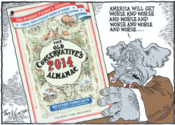 NOT THE FARMER'S ALMANAC by Bob Englehart
