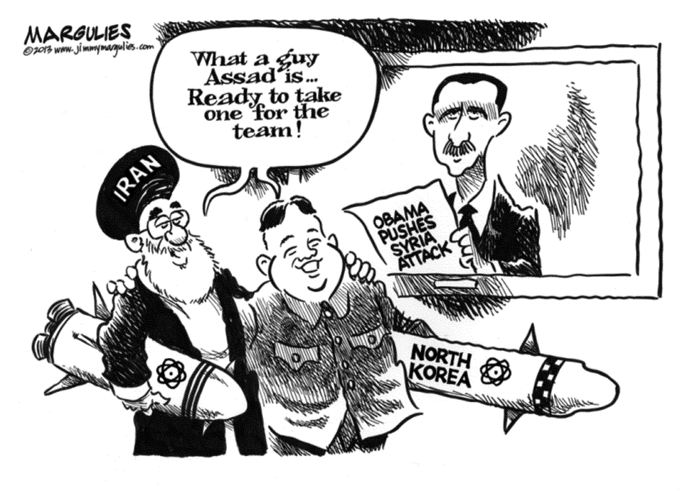 Syria, Iran and North Korea