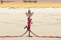 THAT RED LINE by Bruce Plante