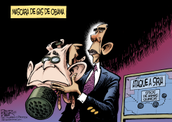 MASCARA DE GAS /  by Nate Beeler