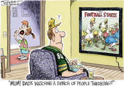 FOOTBALL STARTS by Joe Heller