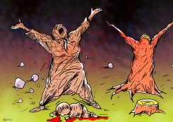 WAILING MOTHER by Oguz Gurel