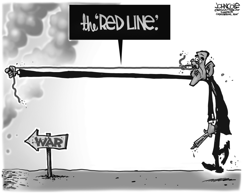 Obama red line BW