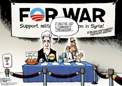 SUPPORT FOR SYRIA  by Nate Beeler