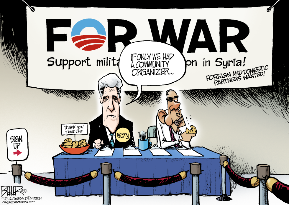  SUPPORT FOR SYRIA by Nate Beeler