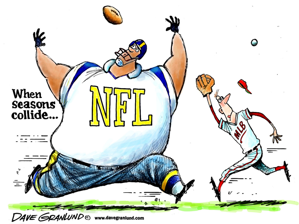 NFL and MLB collide