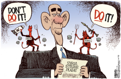 OBAMA CONSCIENCE  by Rick McKee