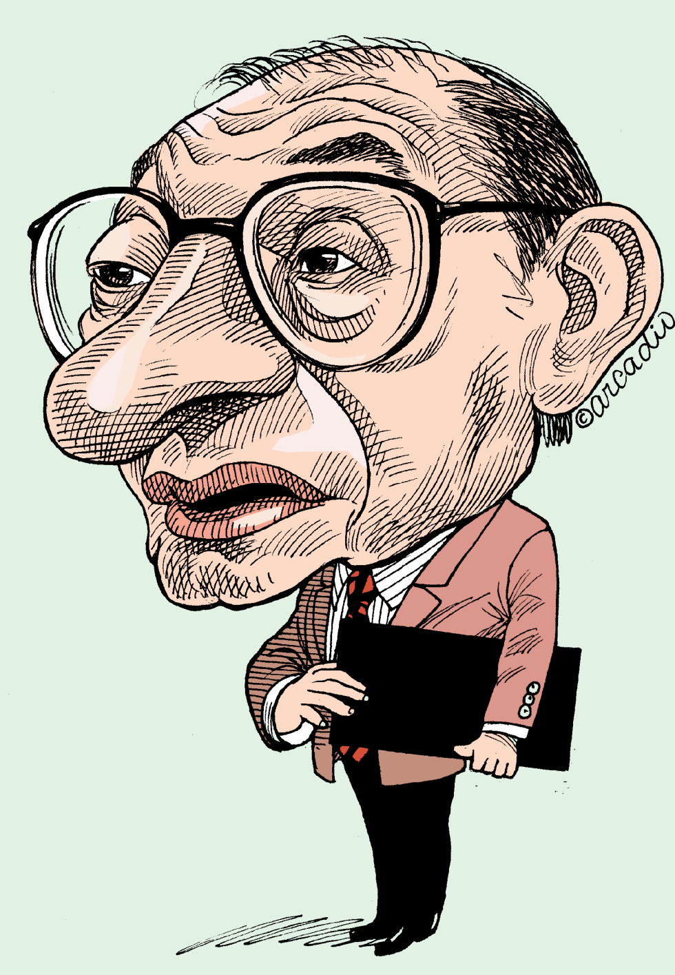 Alan Greenspan COLOR