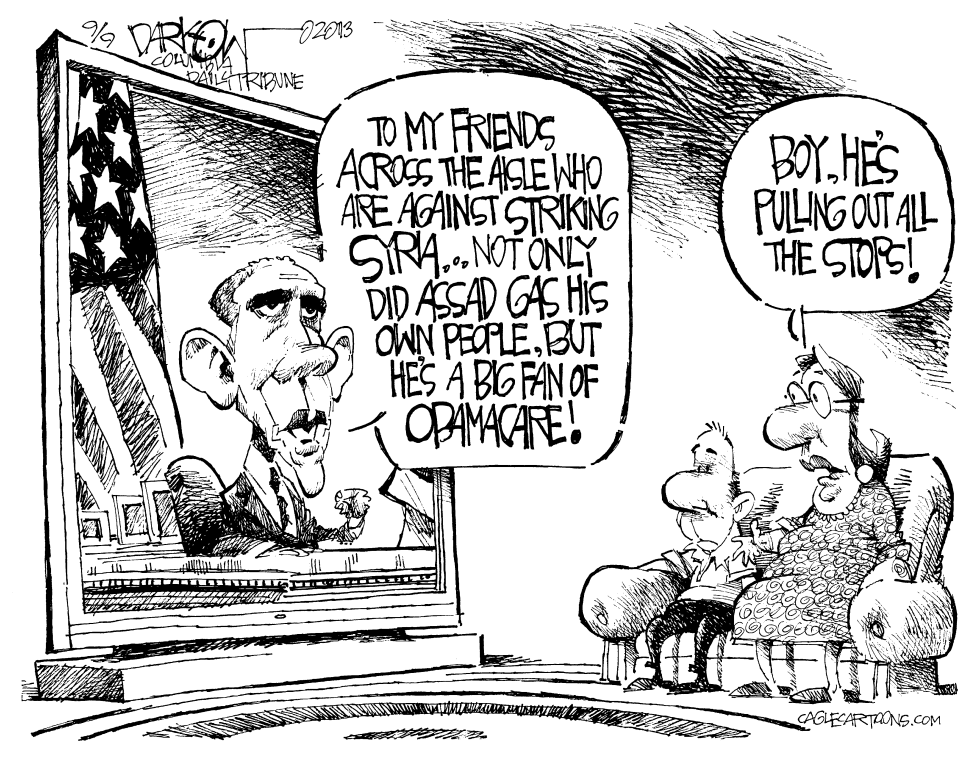 Obamas Hard Sell