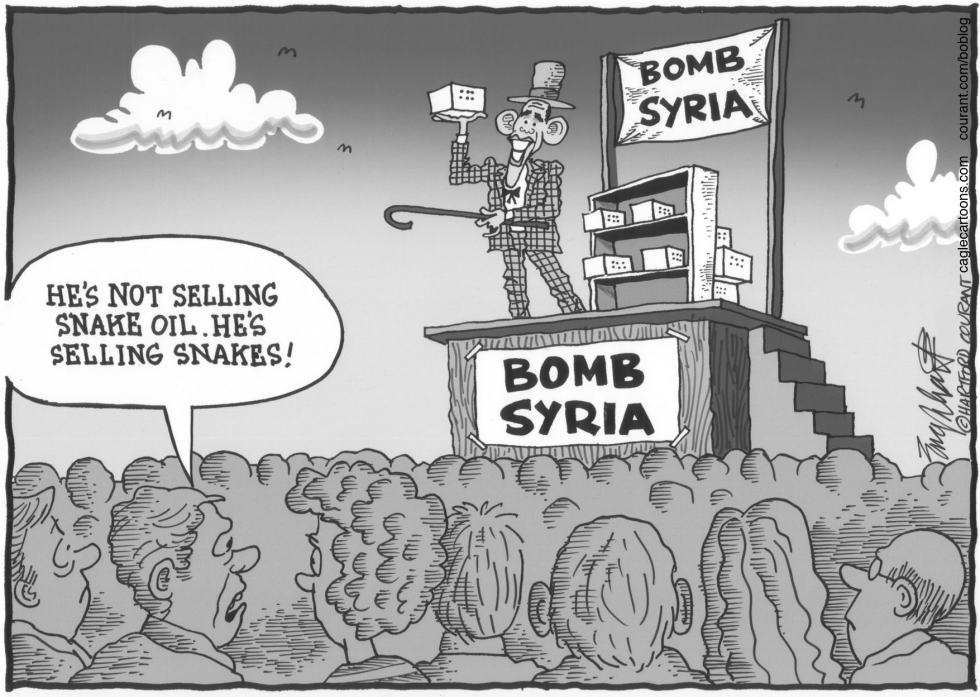  OBAMA AND SYRIA by Bob Englehart