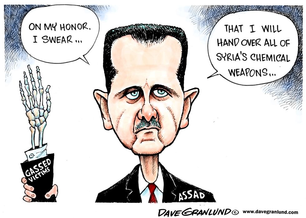  SYRIA CHEMICAL WEAPON REMOVAL by Dave Granlund