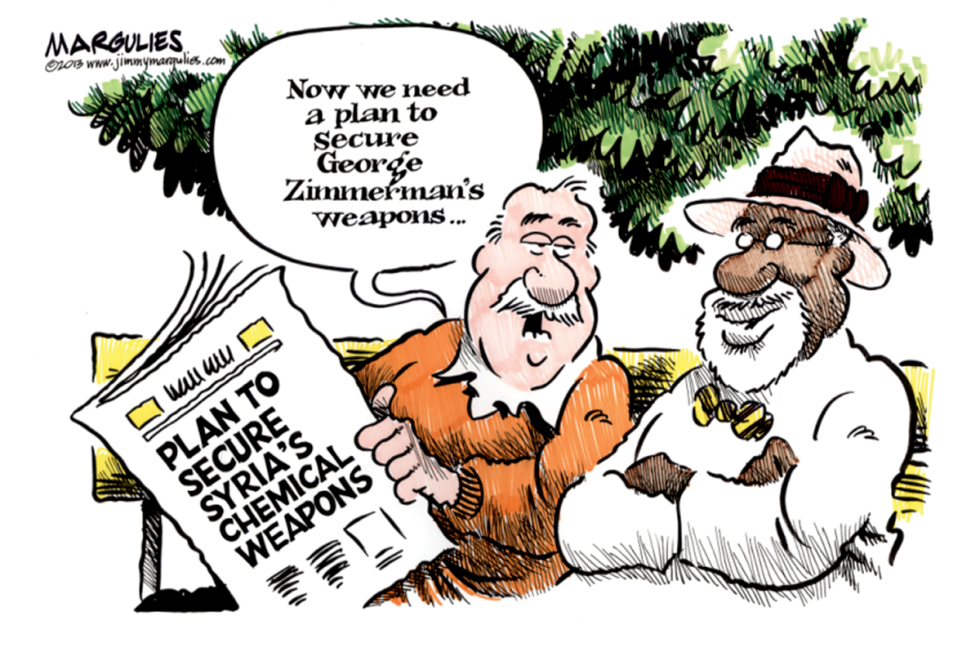 George Zimmerman weapons
