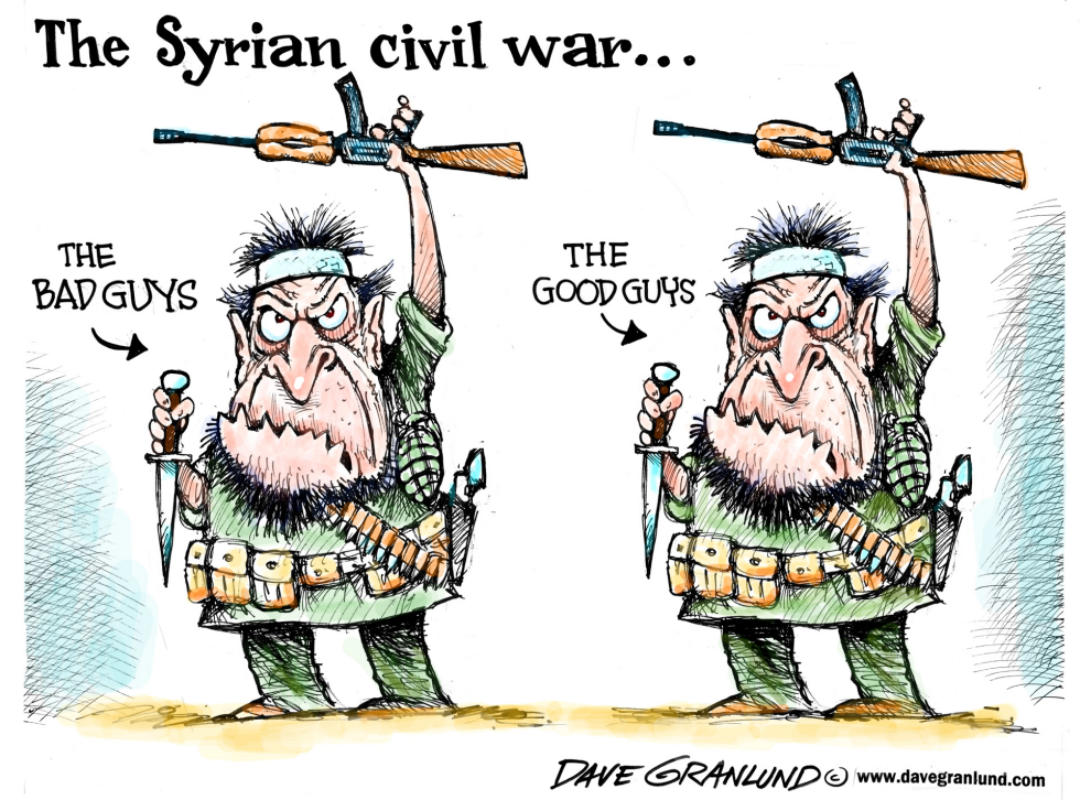  SYRIA TWO SIDES by Dave Granlund