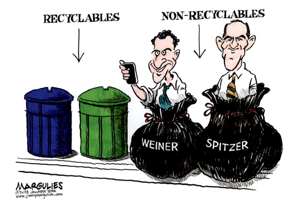 Weiner and Spitzer lose color