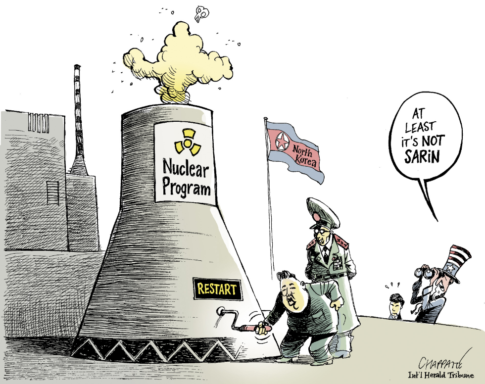  NORTH KOREA RESTARTS NUCLEAR PROGRAM by Patrick Chappatte