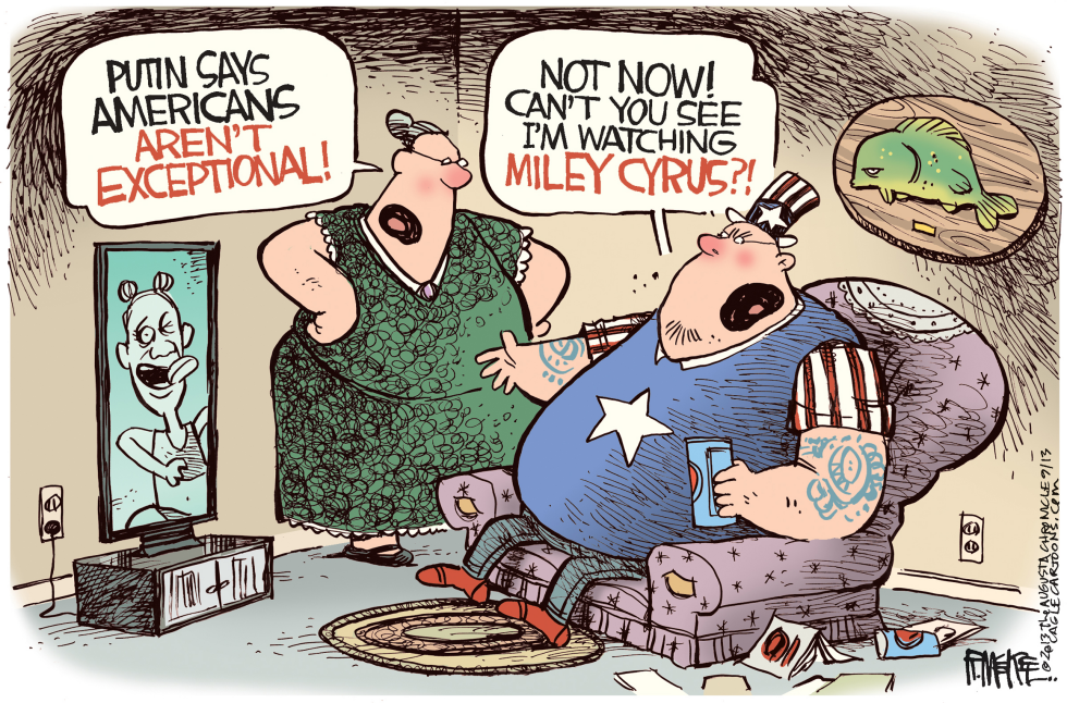  US EXCEPTIONALISM by Rick McKee