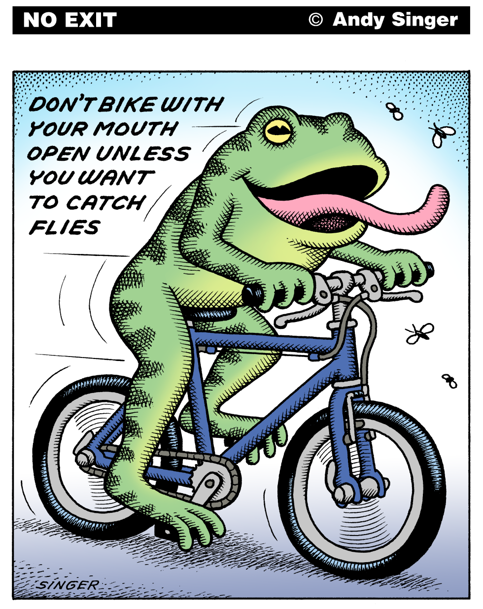 Bike with Mouth Open color version