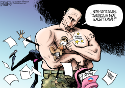 PUTIN AND OBAMA  by Nate Beeler