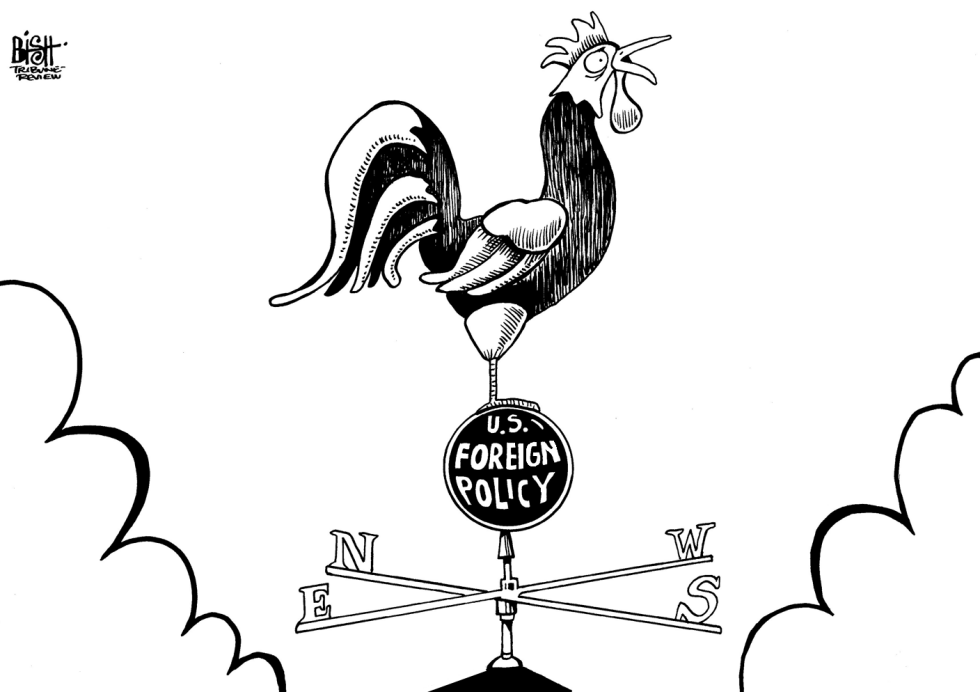 US FOREIGN POLICY, B/W