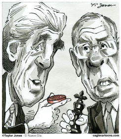JOHN KERRY AND SERGEI LAVROV -  by Taylor Jones