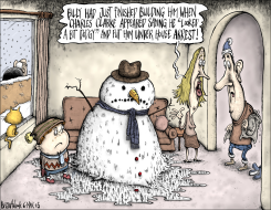 THE SNOWMAN TERRORIST by Brian Adcock
