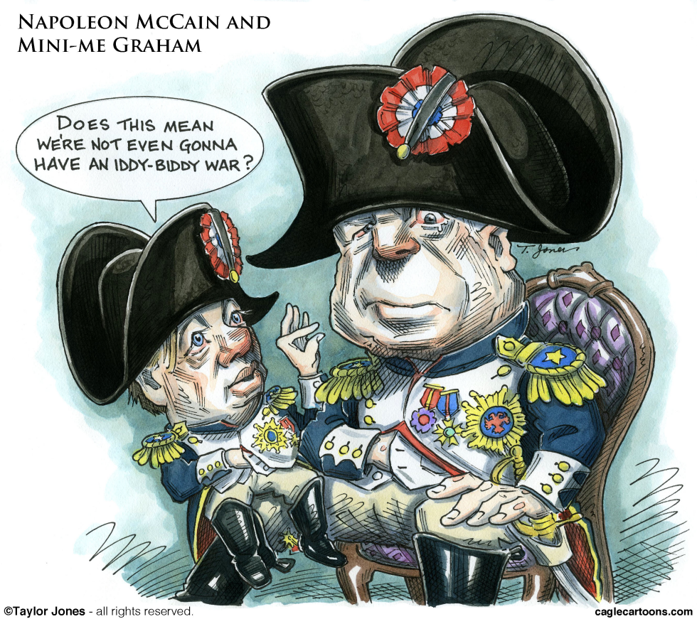Napoleon McCain and Mini-Me Graham - COLOR