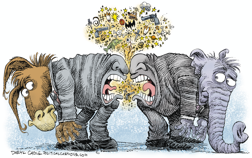 Democrats and Republicans Talk Out of their Butts