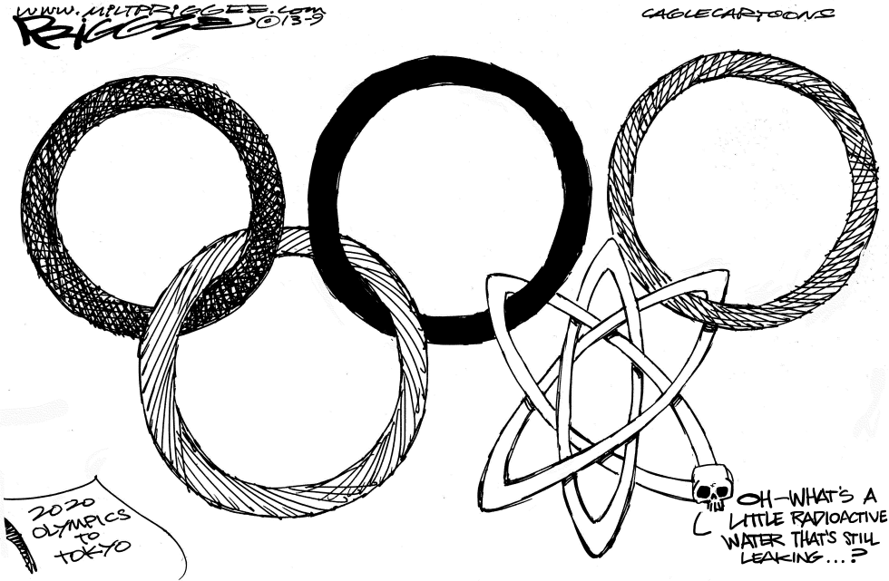  RADIOACTIVE OLYMPICS by Milt Priggee