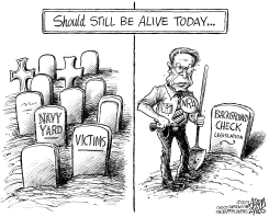 GUN TRAGEDIES by Adam Zyglis