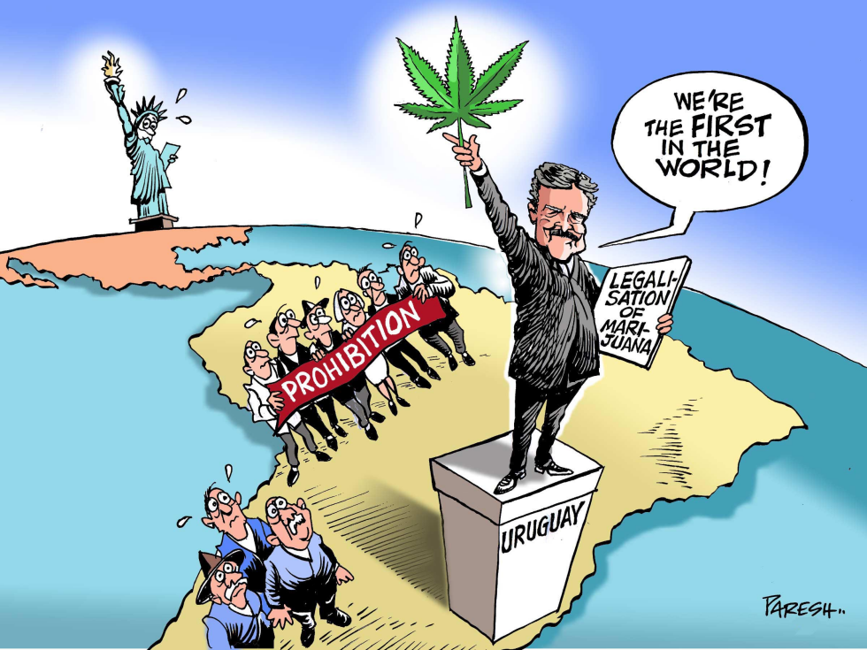  URUGUAY LEGALISES DRUGS by Paresh Nath