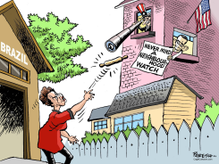 BRAZIL AND USA  by Paresh Nath
