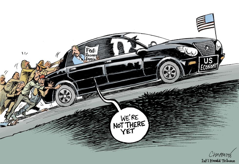  UNCERTAIN ECONOMIC RECOVERY by Patrick Chappatte