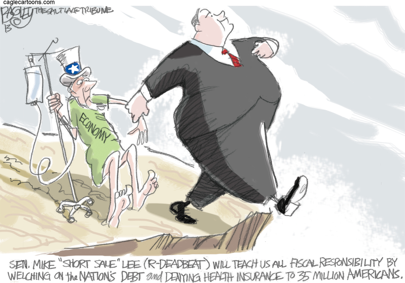 Sen Mike Lee R-Deadbeat